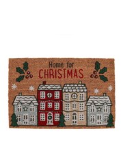 Something Different Brown Natural Home For Christmas Doormat - Image 2 of 3