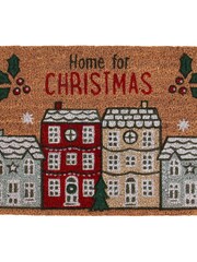 Something Different Brown Natural Home For Christmas Doormat - Image 3 of 3