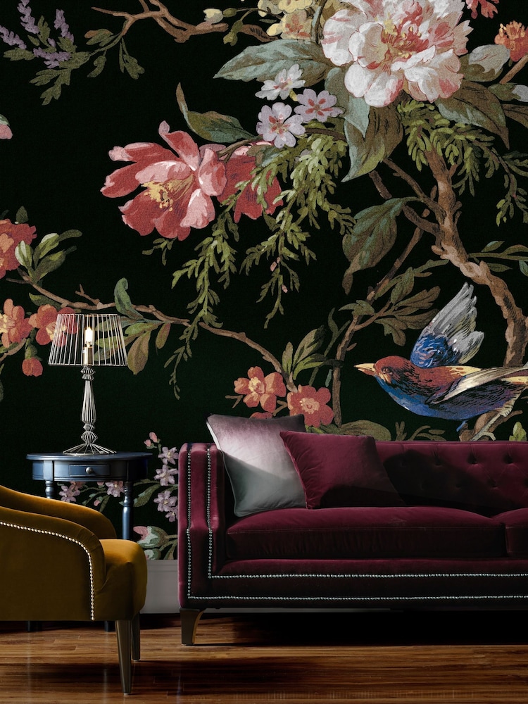 Graham & Brown Black Venetian Fixed 4M Mural - Image 1 of 3