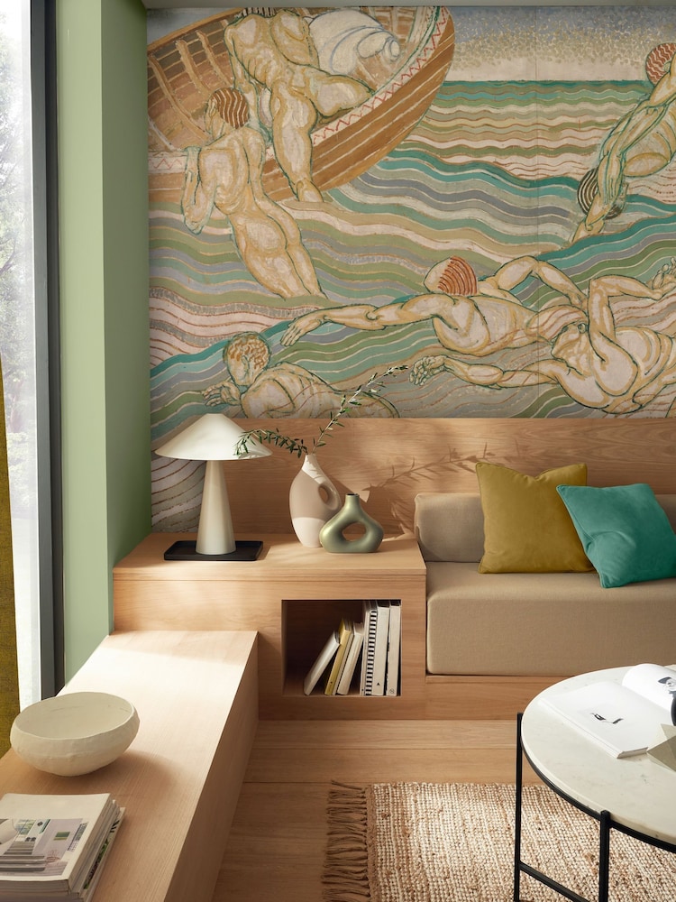 Graham & Brown Multi Tate Grant Bathing Fixed Size 3.5M Mural - Image 1 of 3