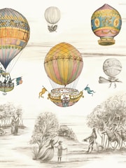 Graham & Brown Natural Balloon Race Fixed 4M Mural - Image 2 of 2