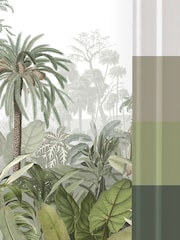 Graham & Brown Green Paradise Jungle Palm Fixed 4M Mural - Image 3 of 3