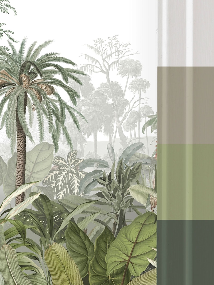 Graham & Brown Green Paradise Jungle Palm Fixed 4M Mural - Image 3 of 3