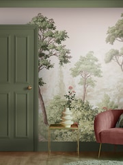 Graham & Brown Green Grizedale Fixed 4M Mural - Image 1 of 4