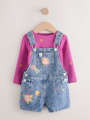 Denim Cosmic Dungarees Set (3mths-7yrs) - Image 5 of 10