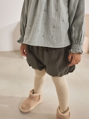 Green Puffball Shorts and Blouse Set (3mths-7yrs) - Image 3 of 4