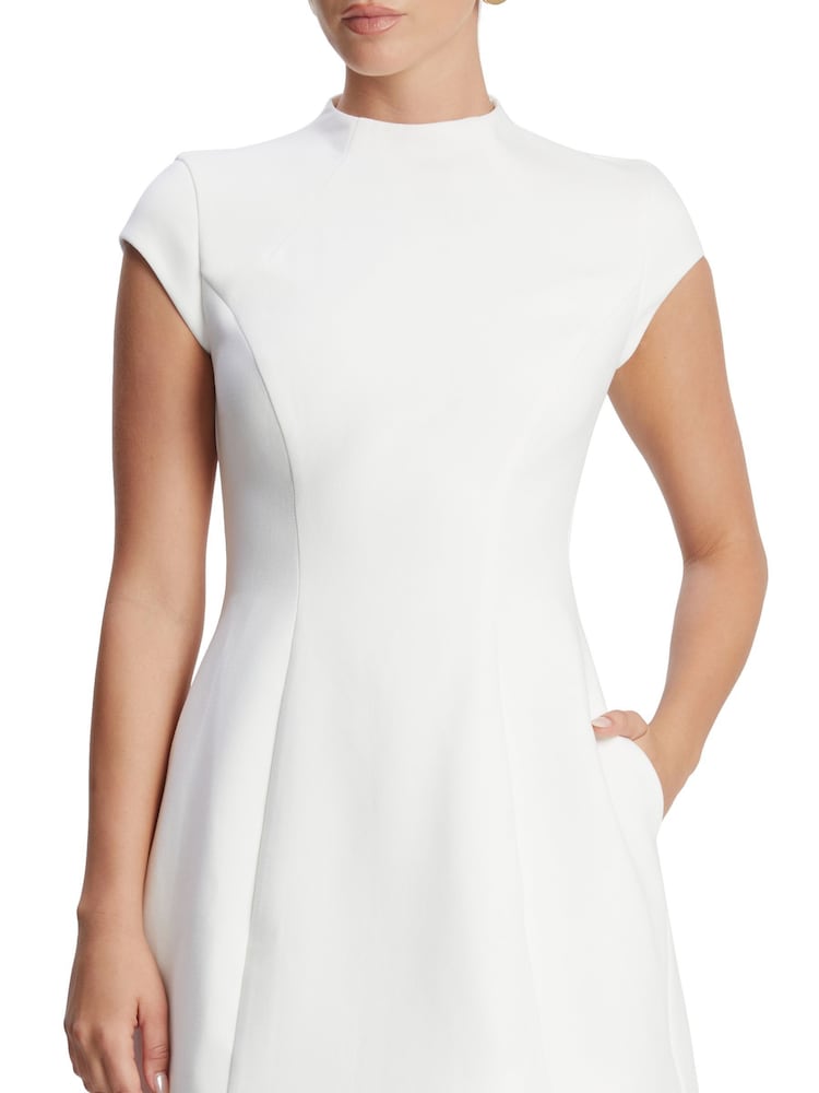 Bardot White Delphi Hourglass Mini Dress - Image 4 of 5