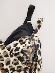 Black/Animal Tummy Control Swimsuits 2 Pack - Image 5 of 6