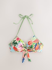 Red/Fruit Print Padded Wired Bikini Tops 2 Pack - Image 3 of 5