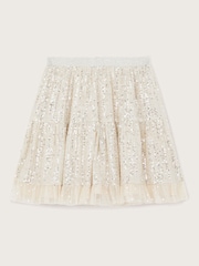 Monsoon Natural Adele Sequin Skirt - Image 2 of 4