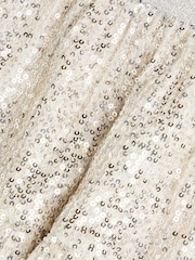 Monsoon Natural Adele Sequin Skirt - Image 4 of 4