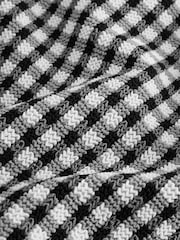 Black/White Crinkle Gingham Tummy Control DD+ Wired Swimsuit - Image 3 of 6