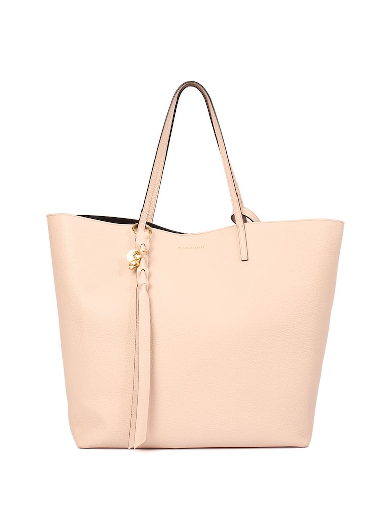 Alexander McQueen Pink Skull Padlock Tote Leather Handbag - Image 1 of 1