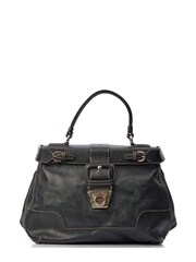 Salvatore Ferragamo Black Leather Handbag - Image 1 of 6
