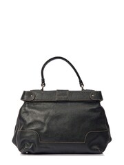 Salvatore Ferragamo Black Leather Handbag - Image 2 of 6