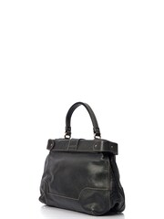 Salvatore Ferragamo Black Leather Handbag - Image 3 of 6