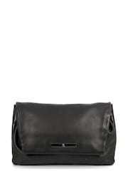 Alexander McQueen Black Cross-Body Leather Handbag - Image 1 of 6