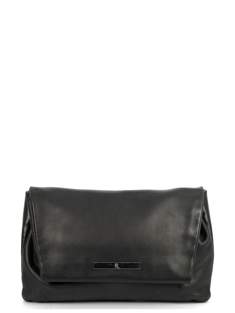 Alexander McQueen Black Cross-Body Leather Handbag - Image 1 of 6