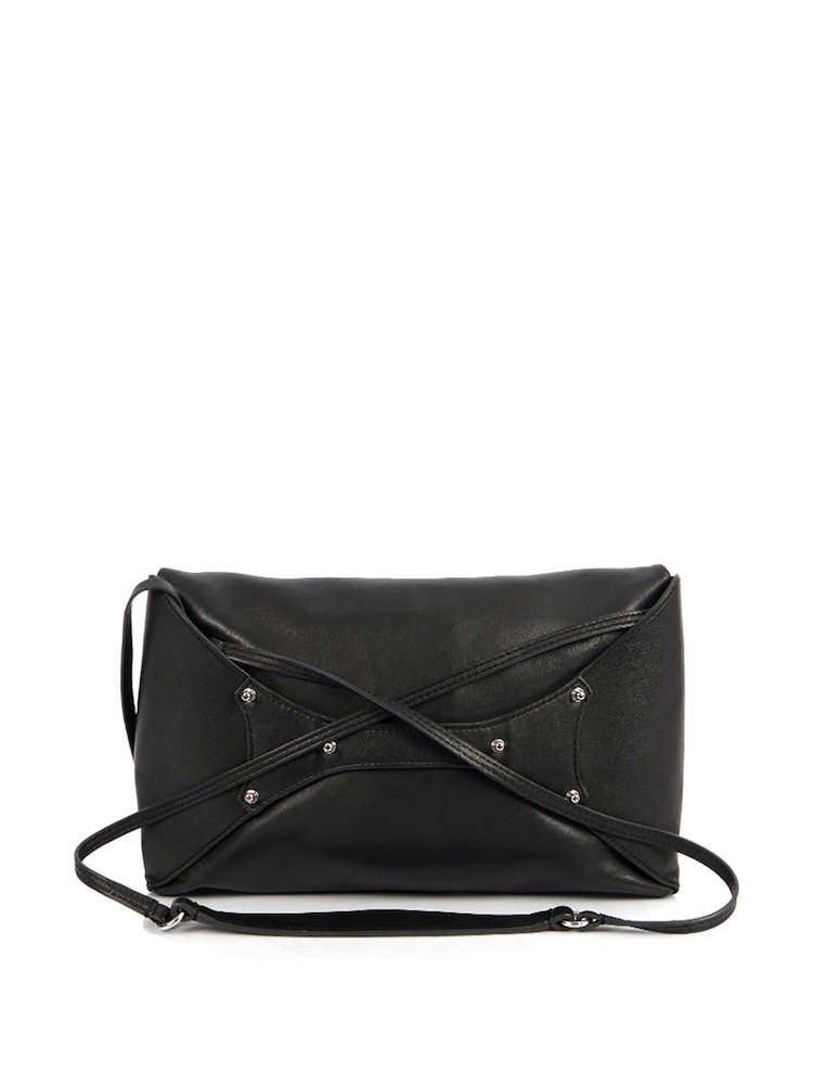 Alexander McQueen Black Cross-Body Leather Handbag - Image 2 of 6