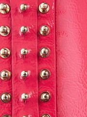 Alexander McQueen Pink Wristlet Leather Handbag - Image 6 of 6