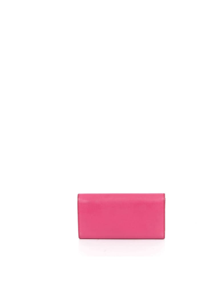 Salvatore Ferragamo Pink Vara Bow Wallet Leather Handbag - Image 2 of 6