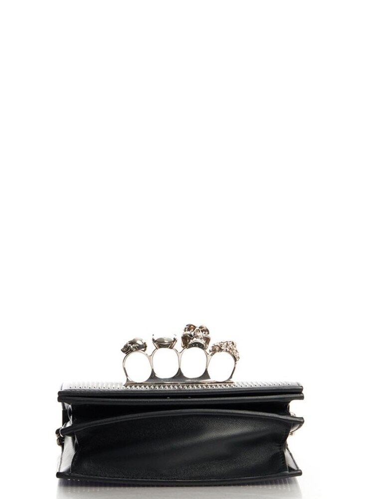 Alexander McQueen Knuckle Cross-Body Pony Skin Handbag - Image 6 of 6