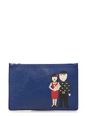 Dauphine Document Holder Leather Handbag - Image 1 of 6