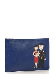 Dauphine Document Holder Leather Handbag - Image 3 of 6
