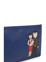Dauphine Document Holder Leather Handbag - Image 5 of 6