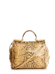 Dolce & Gabbana Natural Sicily Large Exotic Handbag - Image 2 of 6