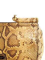 Dolce & Gabbana Natural Sicily Large Exotic Handbag - Image 6 of 6