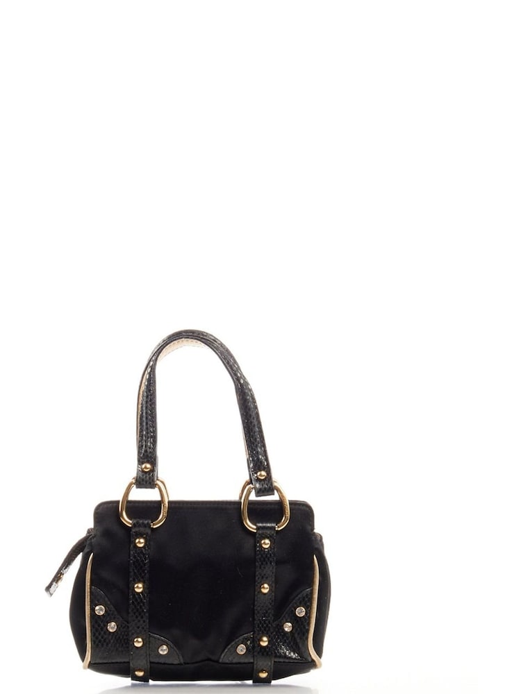 Dolce & Gabbana Black Mini Bag Fabric Handbag - Image 1 of 6