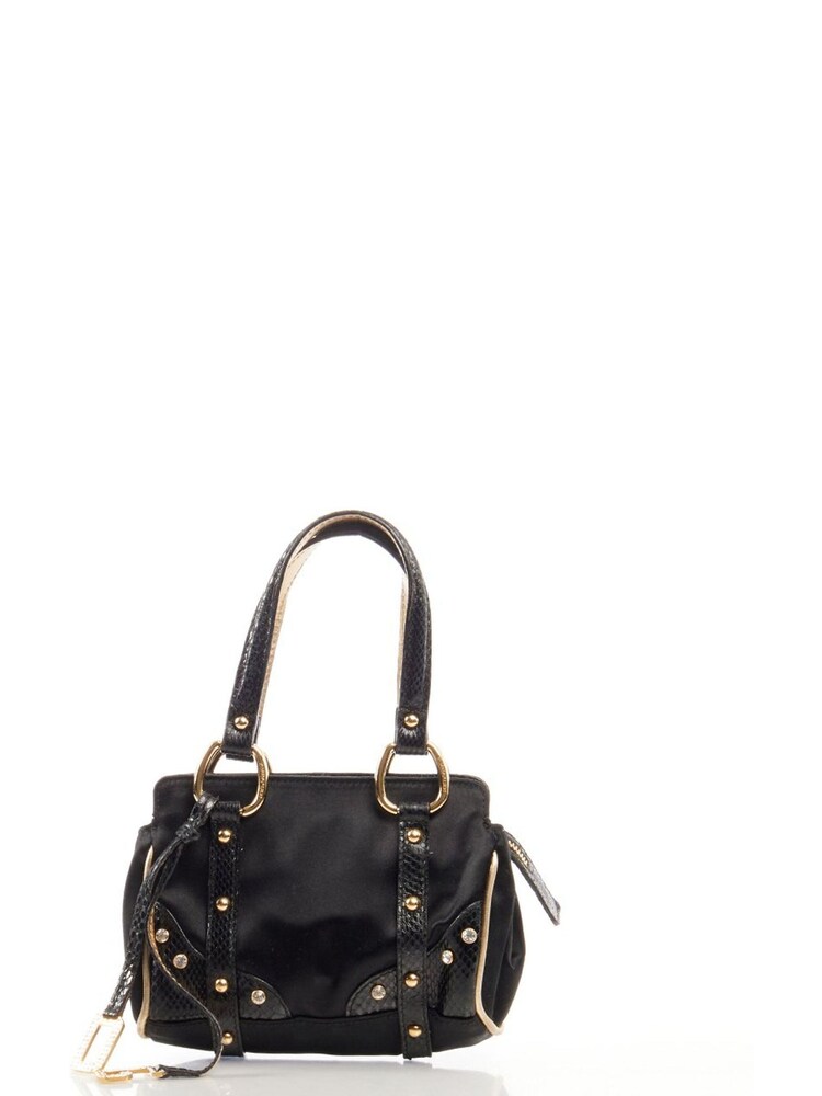 Dolce & Gabbana Black Mini Bag Fabric Handbag - Image 2 of 6