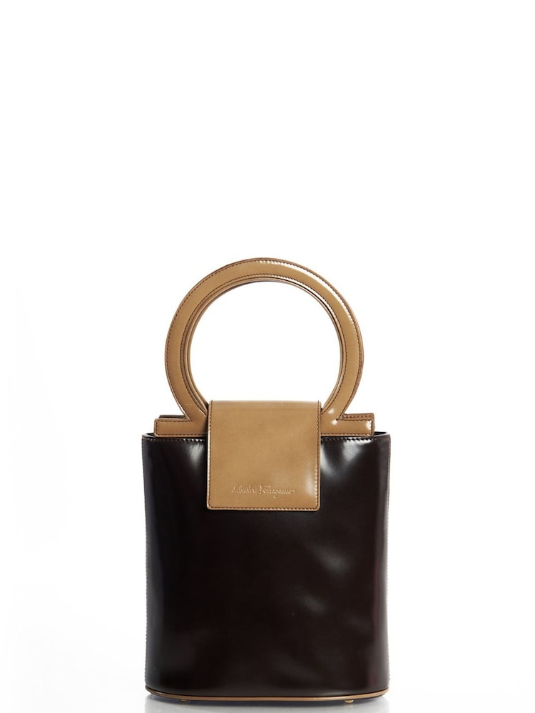 Salvatore Ferragamo Brown Tote Handbag - Image 1 of 6 Salvatore Ferragamo Brown Tote Handbag - Image 1 of 6