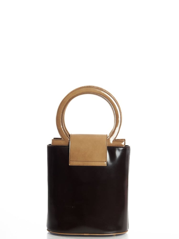 Salvatore Ferragamo Brown Tote Handbag - Image 2 of 6 Salvatore Ferragamo Brown Tote Handbag - Image 2 of 6