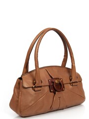 Salvatore Ferragamo Brown Shoulder Bag Leather Handbag - Image 4 of 6