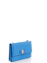 Salvatore Ferragamo Blue Ginny Leather Handbag - Image 4 of 6