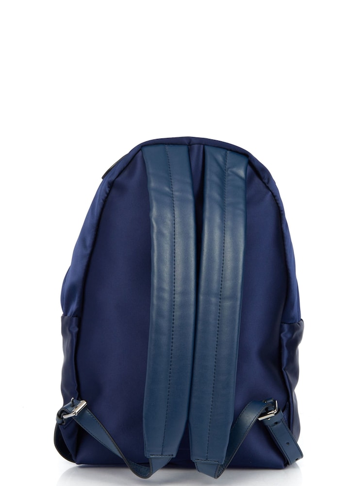 Stella McCartney Blue Falabella Go Backpack Fabric Handbag - Image 2 of 6