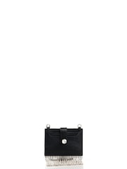 Miu Miu Black Card Holder with Chain Leather Handbag - Image 2 of 6