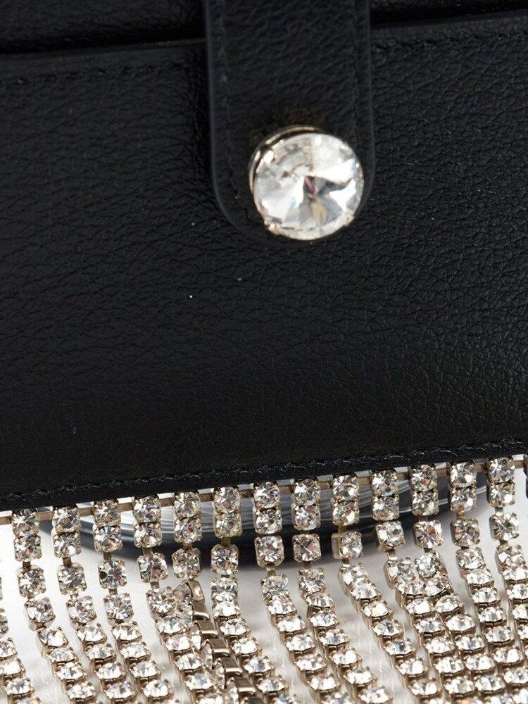Miu Miu Black Card Holder with Chain Leather Handbag - Image 6 of 6 Miu Miu Black Card Holder with Chain Leather Handbag - Image 6 of 6