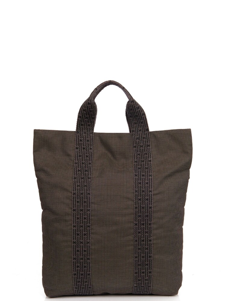 Hermès Grey Herline PM Canvas Handbag - Image 1 of 6