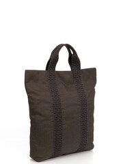 Hermès Grey Herline PM Canvas Handbag - Image 4 of 6