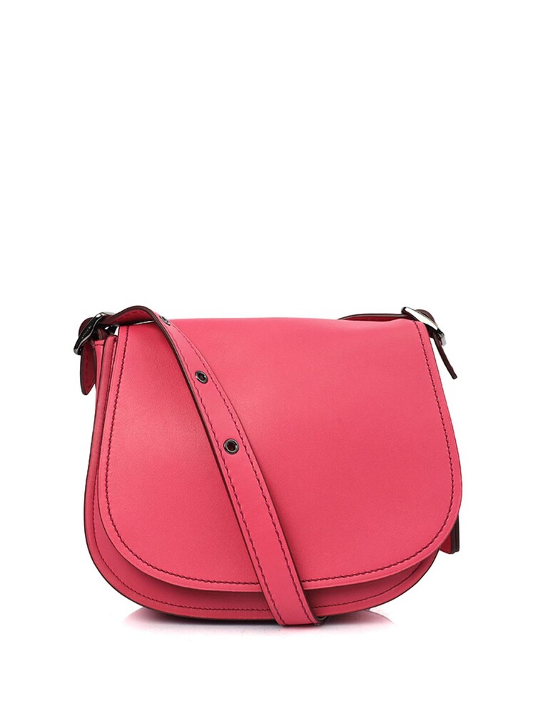 COACH Pink Saddle 23 Leather Handbag - Image 1 of 6