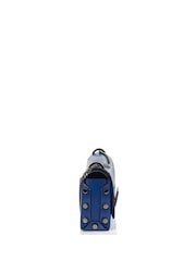 Jimmy Choo Blue Lockett Leather Handbag - Image 3 of 6