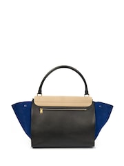 Celine Black Large Trapeze Bullhide Calfskin Handbag - Image 2 of 6