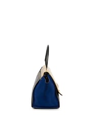 Celine Black Large Trapeze Bullhide Calfskin Handbag - Image 3 of 6