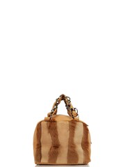 CHANEL Brown Bowler Calfskin Leather Handbag - Image 2 of 6