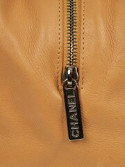 CHANEL Brown Bowler Calfskin Leather Handbag - Image 5 of 6