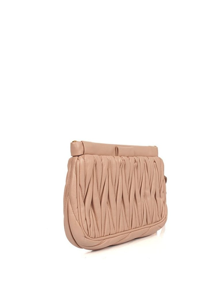 Miu Miu Natural Matelasse Clutch - Image 2 of 6