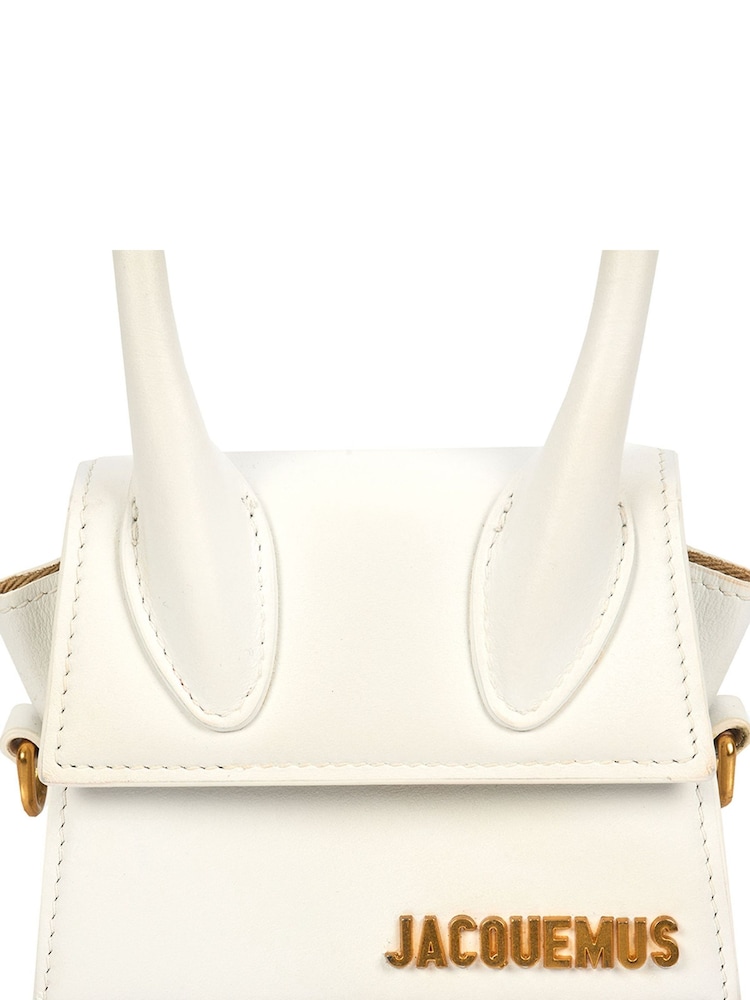 Jacquemus Le Chiquito White Leather Handbag - Image 6 of 6